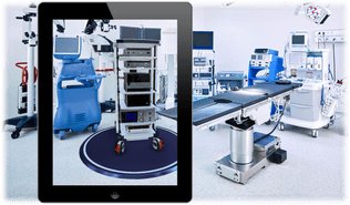 Image of a principal tablet setup