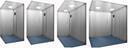 Different elevator cabin dimensions