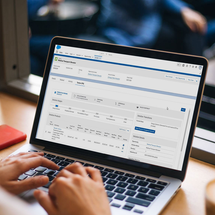 How Tacton integrates with Salesforce
