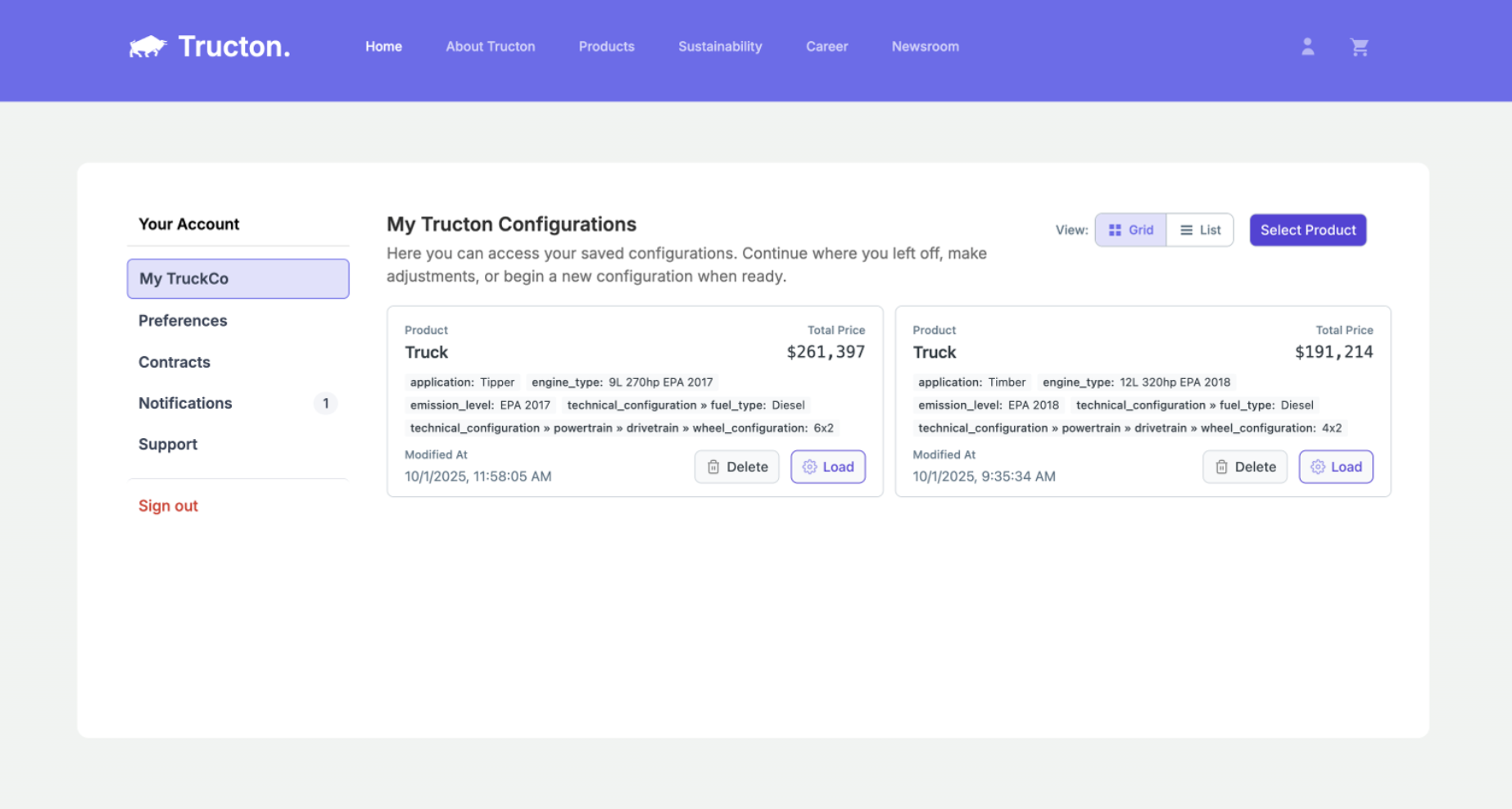 Tacton self-service channels interface